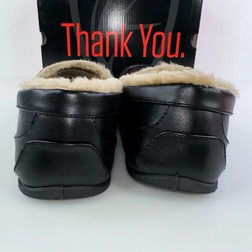 Deer Stags Men's Spun Slipper Black Size 9M